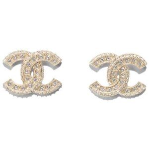 Gorgeous Authentic 2021 CHANEL Classic Stud Earrings